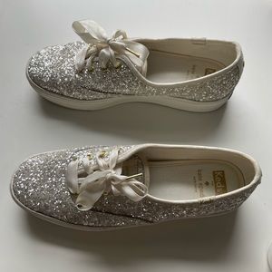 Keds X Kate Spade New York Triple Glitter Sneakers